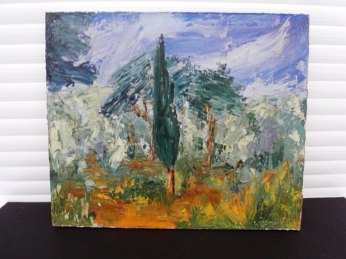 Peinture huile sur toile - a,