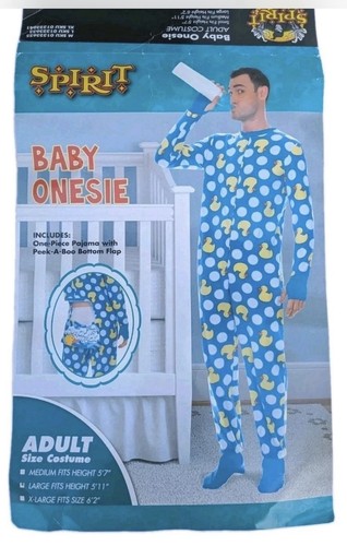 New large adult costume blue - large,