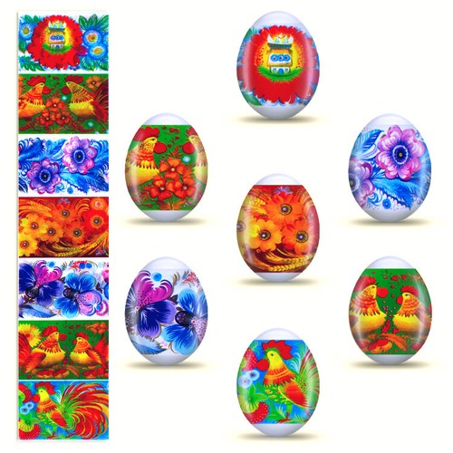 Coq deco oeufs pâques - coq,