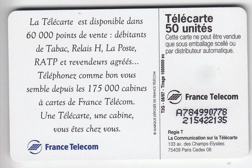 Variete telecarte france - telecarte,