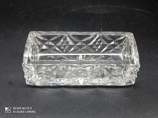 Petite coupelle baguier en cristal de Baccarat ,signé.