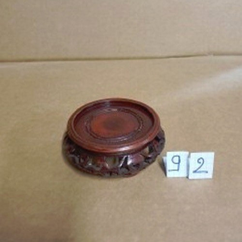Socle stand rond bois - socle,