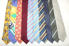 Lot De 10 Cravates En Soie IL