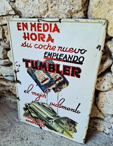 Tôle publicitaire originale - publicitaire,