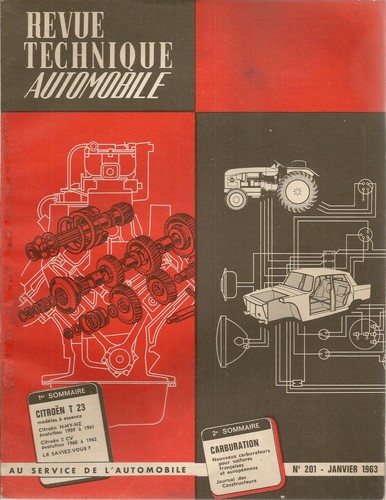 Revue technique automobile - revue, 201