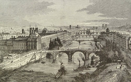 Vue des quais paris 1847 - vue, de