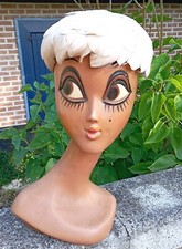 Ancien chapeau bibi en plume