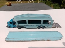 ORIGINAL DINKY 582 PULLMORE CAR TRANSPORTER + RAMPE 794 MADE IN ENGLAND 1953/54