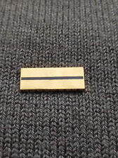 GALON  METAL  CALOT  -  LIEUTENANT  ARME  JAUNE  -  ARMEE  de  TERRE