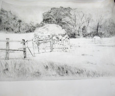 GRANDE EAU-FORTE "MEULE DE