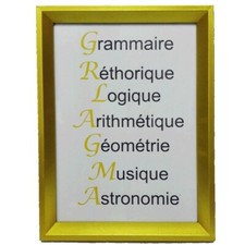 Cadre franc macon troisieme - franc,
