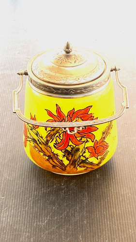 Ancien seau biscuit en - seau,