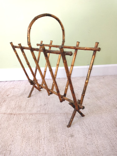 Vintage faux bamboo metal - vintage,