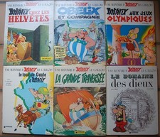 Lot 6 BD Astérix Dargaud