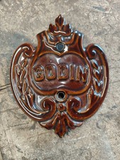 Blason poêle bois godin - bois,