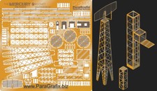 Mercury 9 Fusée 1/350