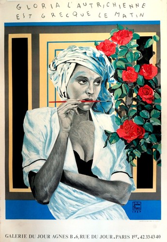 Loulou picasso affiche litho - affiche,