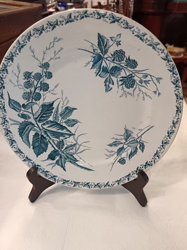 Assiette plate terre fer - terre, de