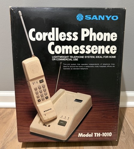 Vintage sanyo 1010 cordless - vintage,