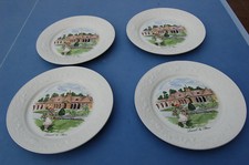 4 assiettes Anne Ehret  - Ranrupt 67 - Décoration artisanale - Luxeuil les bains