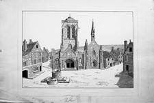 P. IBELS DESSIN ORIGINAL XXe