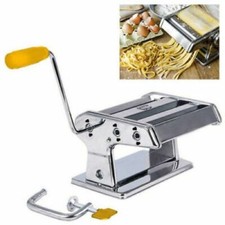 X Machine À Pâtes Fraîches Manuelle Avec Manivelle Laminoir En Acier SUS