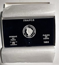 Coffret monnaie de Paris fleurs de coins 1983