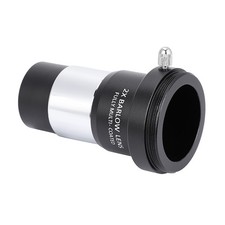 1.25 Plossl Telescope Eyepiece Set 4/10/25mm 2X Barlow Lens Kit For Astrono NEW