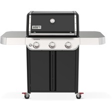 Barbecue gaz WEBER Genesis E-315 noir inox 3 brûleurs sur chariot, 68x48 cm