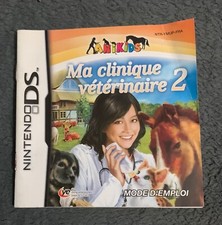 Notice de Jeu Nintendo DS Ma Clinique Vétérinaire 2 FRA instruction booklet