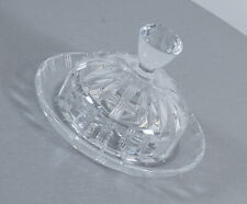 noble cloche à beurre en cristal au plomb cloche à fromage couvercle vintage ...