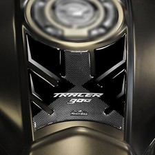 Autocollant Gel 3d Protection Reservoir moto Yamaha Tracer 900 Argent compatible
