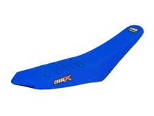 Crossx Housse de Siège Compatible À Sherco Se-R Sef-R 125 250 300 450 ab17 Bleu