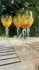 4 Verres Vin Cristal BOHEME