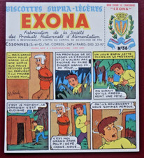 BUVARD - BISCOTTES EXONA - N° 38 - BD - ILLUSTRATEUR J.L. PESCH -