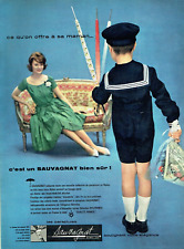 publicité Advertising  1122  1959   Sauvagnat  Aurillac  parapluie