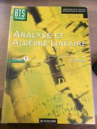 Analyse algèbre linéaire - analyse, linéaire-