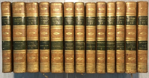 1820 oeuvres la harpe - 1820, de