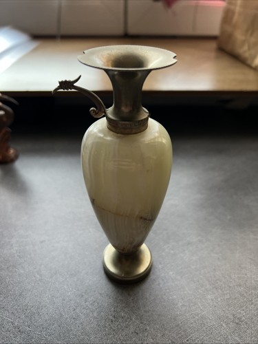 Ancien pied lampe onyx - ancien,
