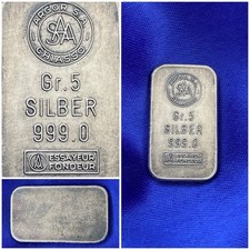 Lingot Argent Pur Argor Swiss