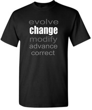 Activism CHANGE men's unisex t