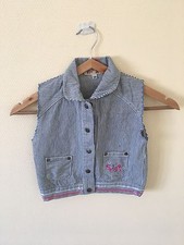 Veste en jean sans manches