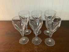 6 verres à vin blanc en cristal Villeroy et Boch (prix à la pièce)