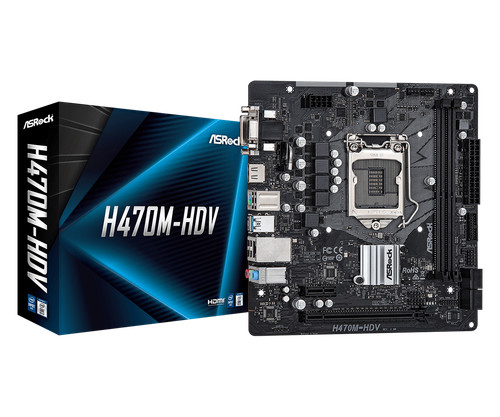 Carte mère asrock - asrock, h470m-hdv