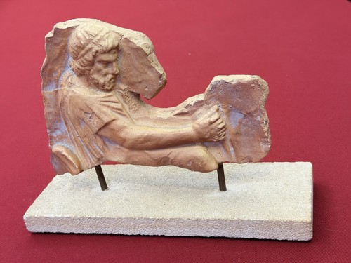 Statuette pierre relief - statuette, homme