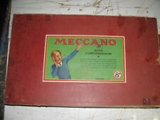 MECCANO BOITE 8A BLEU QUADRILLE