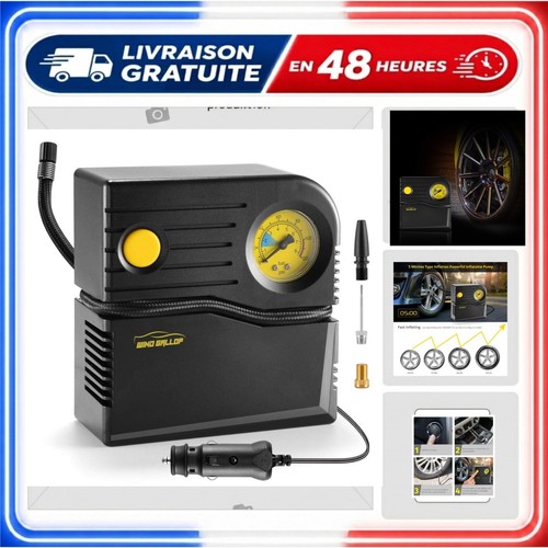Gonfleur pneus voiture 12v - gonfleur,