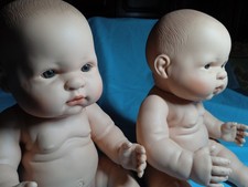  Poupon Toyse genre Berenguer yeux marron 38 cm séxué garçon