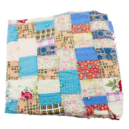 Couverture patchwork antique - patchwork,
