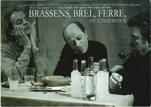 Cpm brassens brel ferre - cpm, brassens,brel,ferre